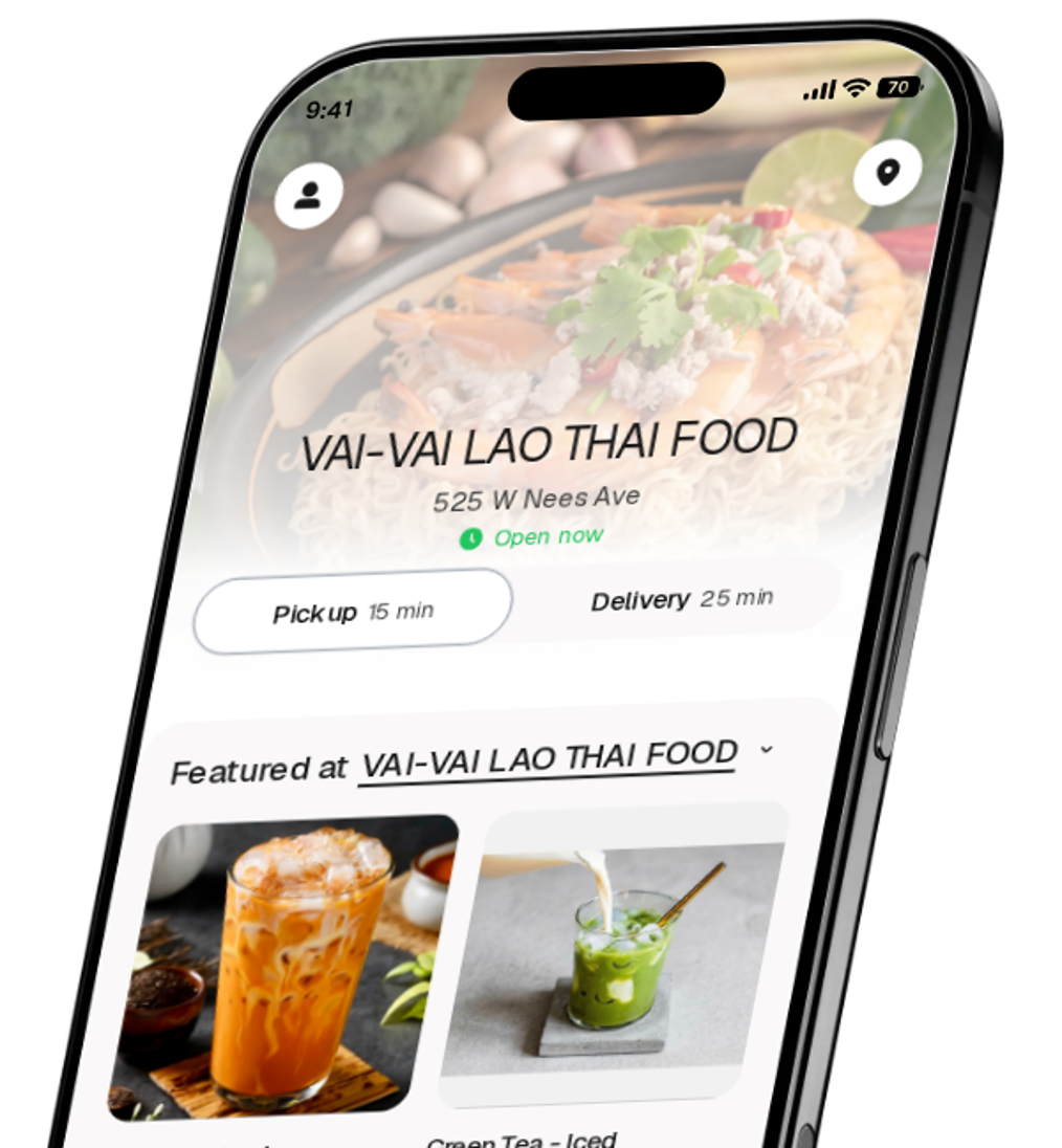 VAI-VAI LAO THAI FOOD app preview